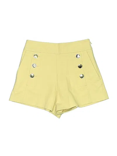Pre-owned Derek Lam 10 Crosby Shorts In Yellow