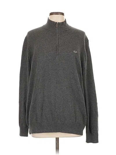 Pre-owned Vineyard Vines Pullover Sweater In Gray