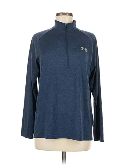 Pre-owned Under Armour Fleece Jacket In Blue