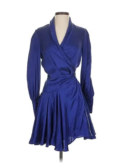 Pre-owned Zimmermann Cocktail Dress In Blue