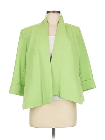 Pre-owned Kasper Blazer Jacket In Green