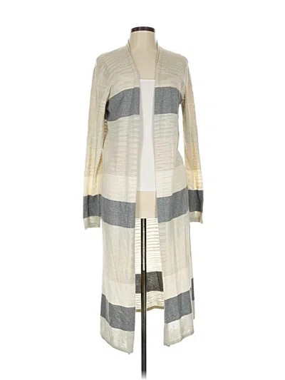 Pre-owned Cabi Cardigan Sweater In White