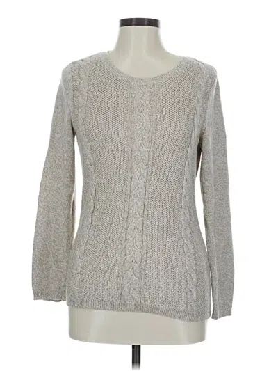 Pre-owned Talbots Pullover Sweater In Silver