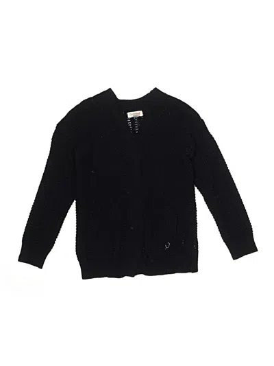 Pre-owned Cat & Jack Kids' Cardigan Sweater In Black
