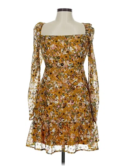 Pre-owned Lush Cocktail Dress In Orange