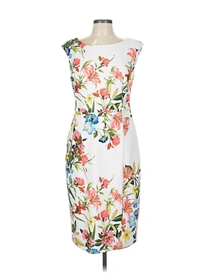 Pre-owned Eliza J Cocktail Dress In White