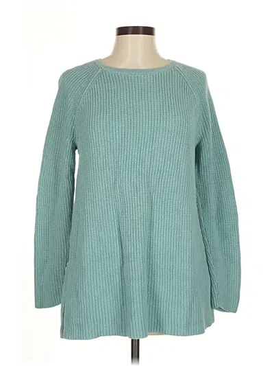 Pre-owned Jjill Pullover Sweater In Blue