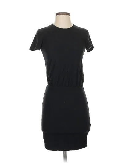 Pre-owned James Perse Casual Dress In Black