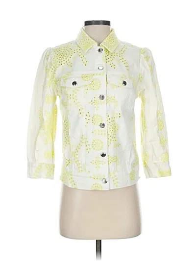 Pre-owned G By Giuliana Rancic Raincoat In Yellow