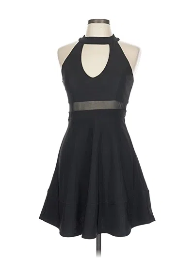 Pre-owned Emerald Sundae Cocktail Dress In Black
