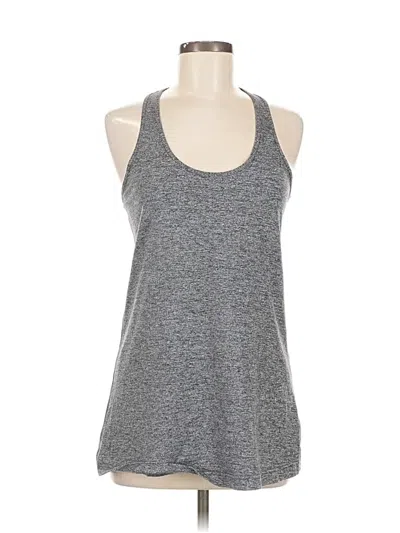 Pre-owned Lululemon Athletica Active Tank Top In Gray