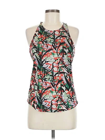 Pre-owned Under Armour Tank Top Green Halter Neckline Tops