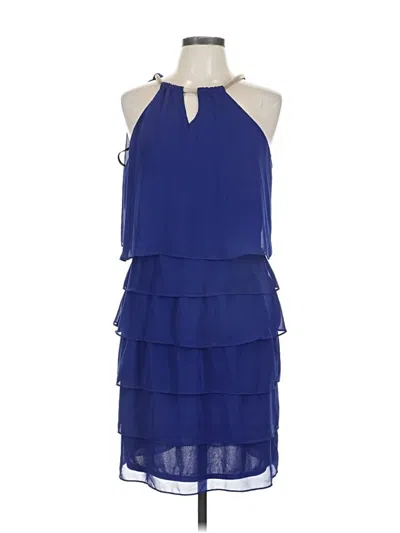Pre-owned Laundry By Shelli Segal Cocktail Dress In Blue