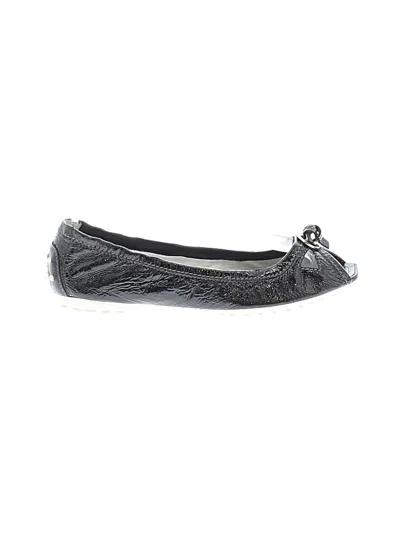 Pre-owned Tod's Flats In Black