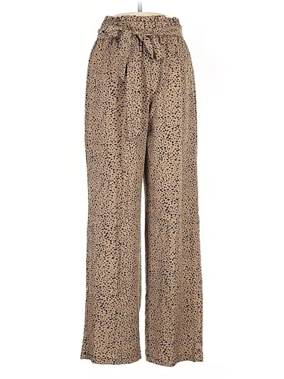 Pre-owned Unbranded Casual Pants In Gold