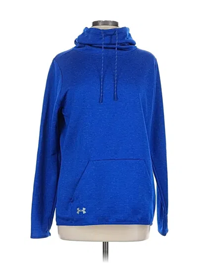 Pre-owned Under Armour Pullover Hoodie In Blue