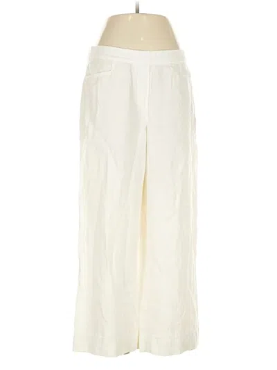 Pre-owned Jjill Linen Pants In White
