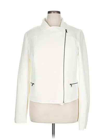 Pre-owned T Tahari Jacket In White