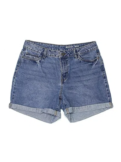 Pre-owned Noisy May Denim Shorts In Blue