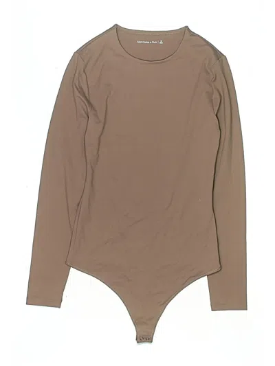 Pre-owned Abercrombie & Fitch Bodysuit In Brown