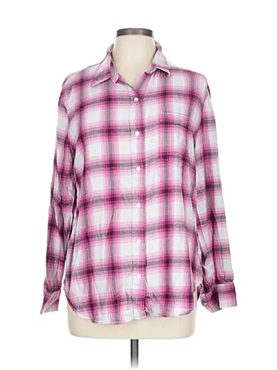 Pre-owned Gap Long Sleeve Button Down Shirt In Pink