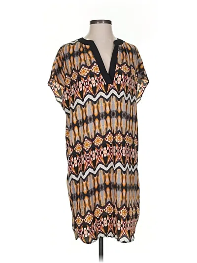 Pre-owned Adrienne Casual Dress In Brown