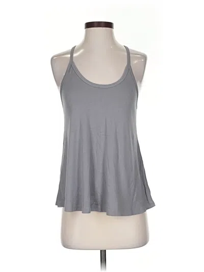 Pre-owned Pj Harlow Tank Top Gray Halter Neckline Tops