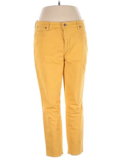 Pre-owned Talbots Jeans In Yellow