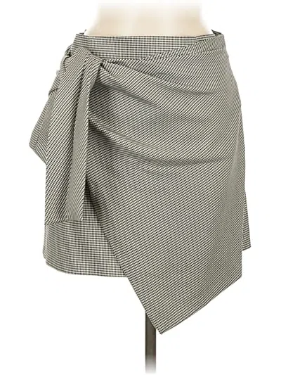 Pre-owned Zara Casual Skirt In Gray