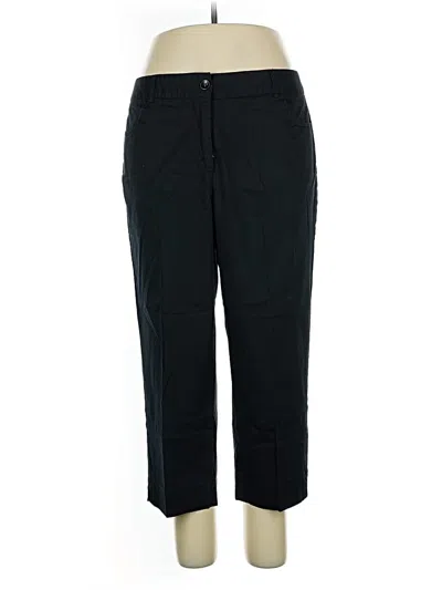 Pre-owned Ashley Stewart Casual Pants In Black