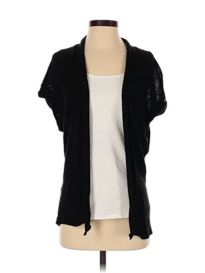 Pre-owned Ann Taylor Cardigan Sweater In Black