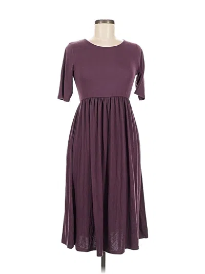 Pre-owned Zenana Outfitters Casual Dress In Purple