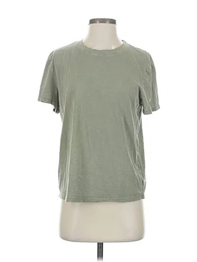 Pre-owned Athleta Short Sleeve T-shirt In Green