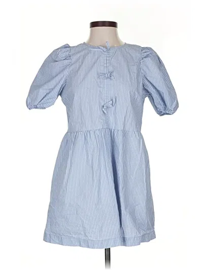 Pre-owned H&m Casual Dress In Blue