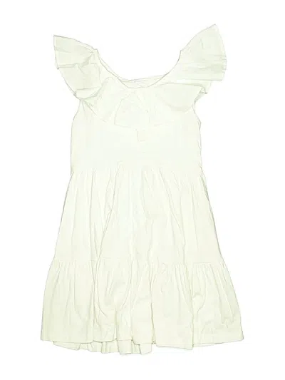 Pre-owned Zara Kids' Dress In White