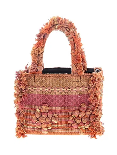 Pre-owned Assorted Brands Tote Bag In Orange