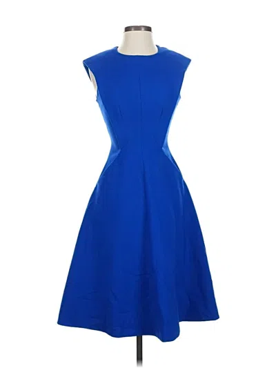 Pre-owned Karen Millen Cocktail Dress In Blue