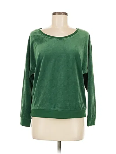 Pre-owned New York And Company Sweatshirt In Green