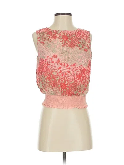 Pre-owned S'edge Sleeveless Blouse In Pink