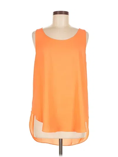 Pre-owned Banana Republic Sleeveless Blouse In Orange