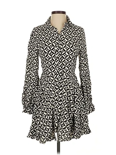 Pre-owned H&m Casual Dress In Black