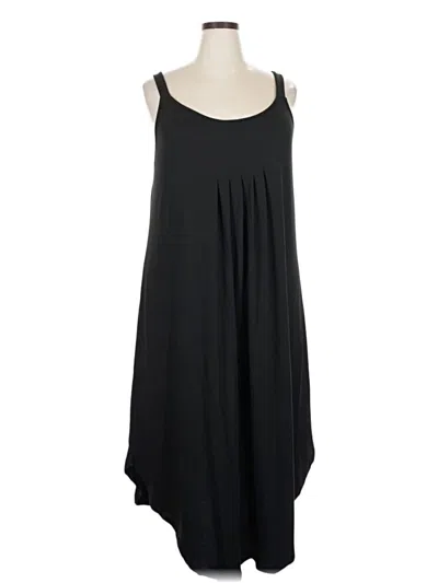 Pre-owned Ekouaer Casual Dress In Black