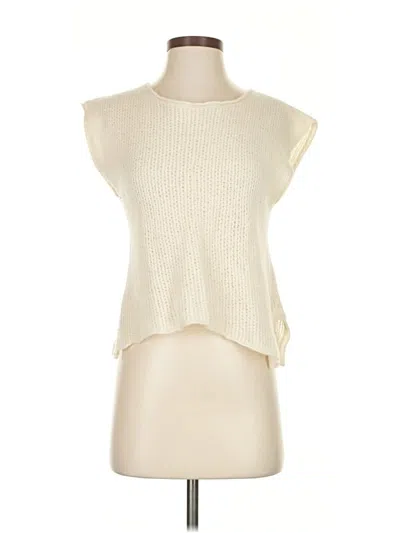 Pre-owned Calypso St Barth Sleeveless Blouse In White