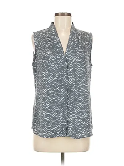 Pre-owned Nordstrom Rack Sleeveless Blouse In Blue