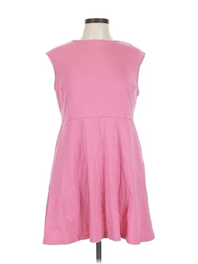 Pre-owned New York And Company Casual Dress In Pink