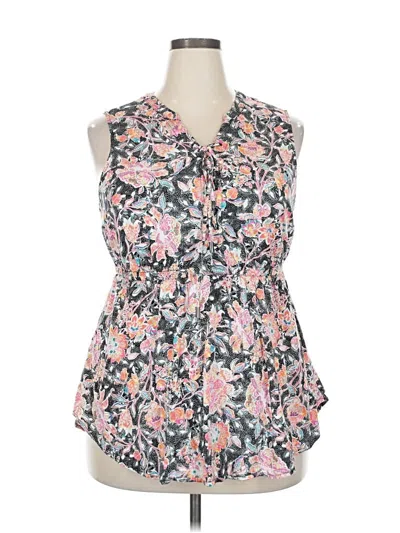 Pre-owned Torrid Sleeveless Blouse In Pink