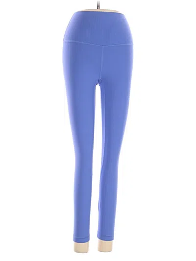 Pre-owned Lululemon Athletica Active Pants In Blue