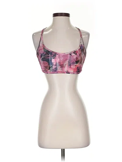 Pre-owned Lululemon Athletica Tank Top Pink Halter Neckline Tops