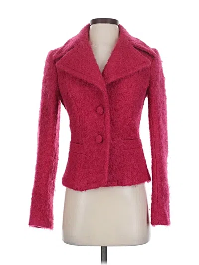 Pre-owned Zara Wool Coat In Pink