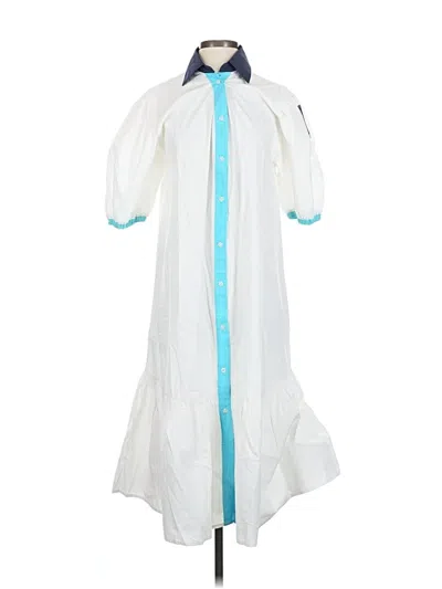 Pre-owned Addison Bay Casual Dress In White